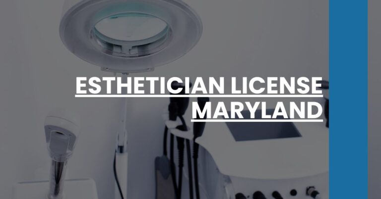 Esthetician License Maryland Feature Image