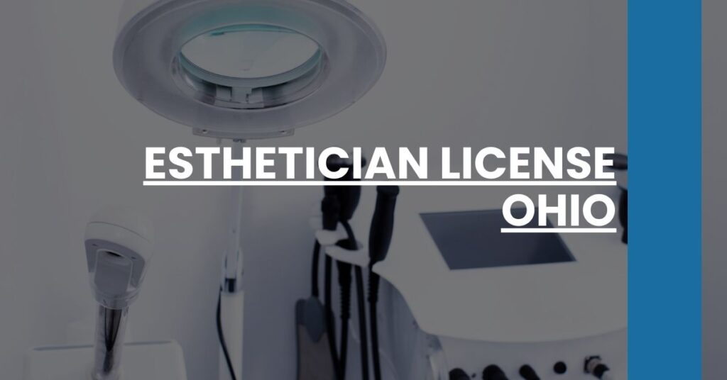 Esthetician License Ohio Feature Image